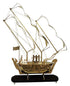 Brass Ship With Wooden Base Big 23.24kg